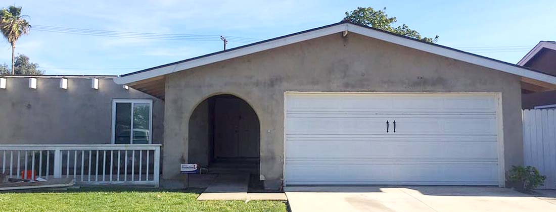 After sandblasting project